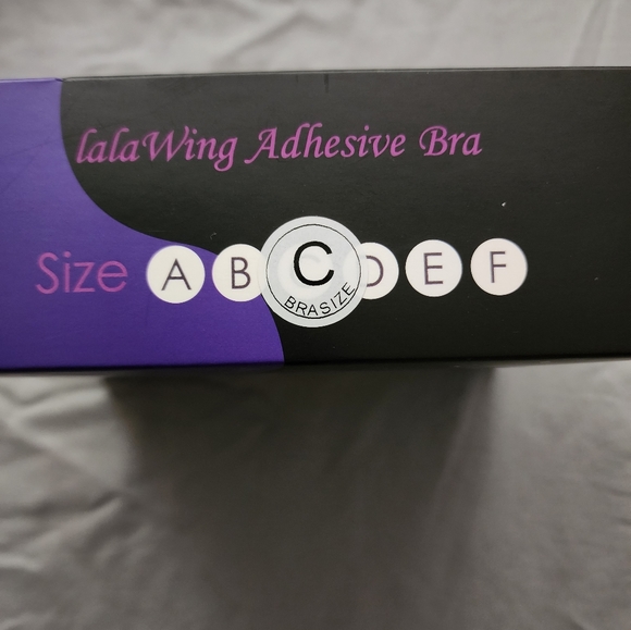 NWT LalaWing Adhesive Bra, Size C, Nude - Picture 6 of 8